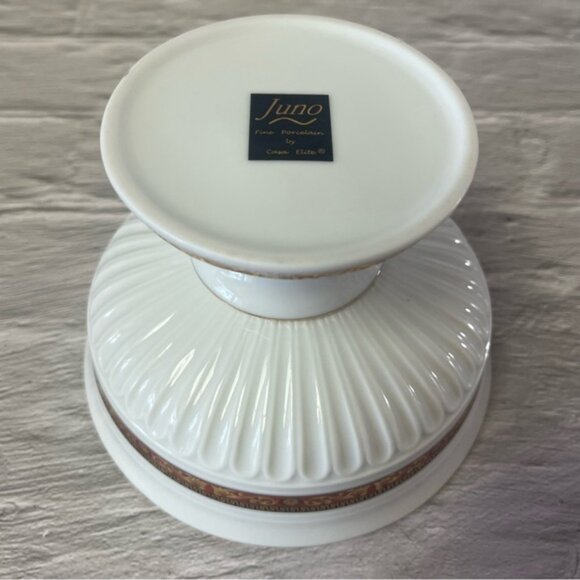 T. Limoges Juno Casa Elite Bacchus God Of Wine Pedestal Bowl Fine Porcelain - Picture 8 of 11